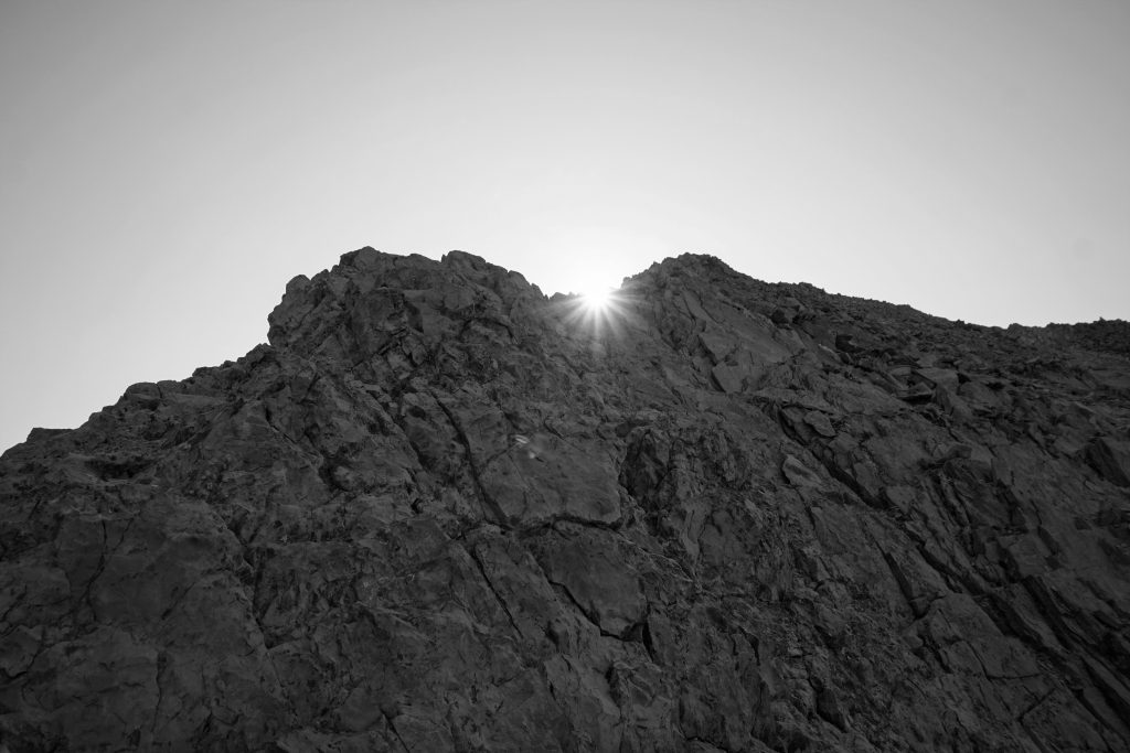 Borah Peak Sun Rays